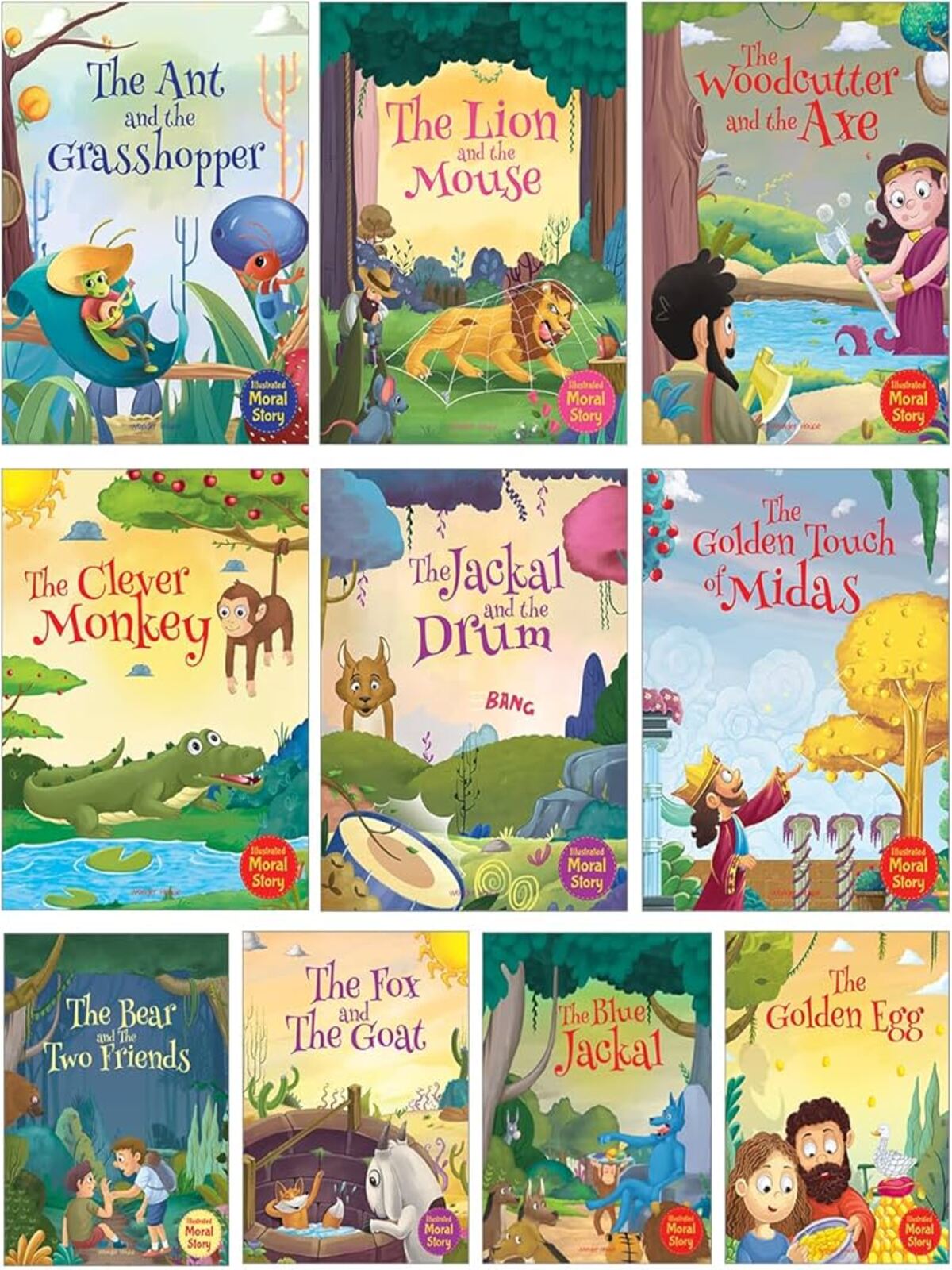 Moral Storybooks for Kids (Illustrated) with Colorful Pictures