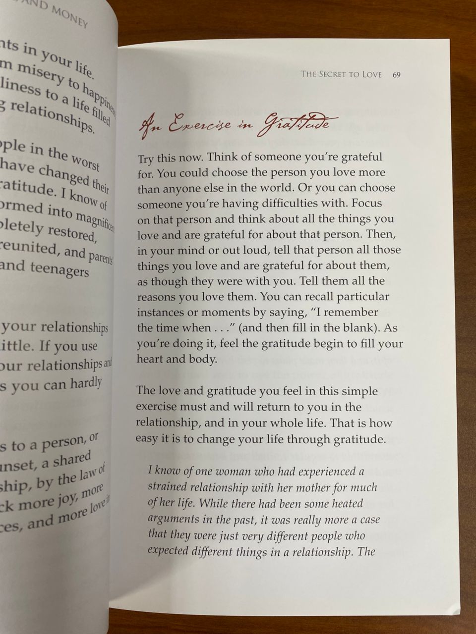 Secret To Love, Health & Money