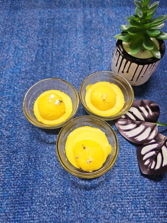 Fragrance Candle - 1 Pc Rasamalai (Indian Sweet)
