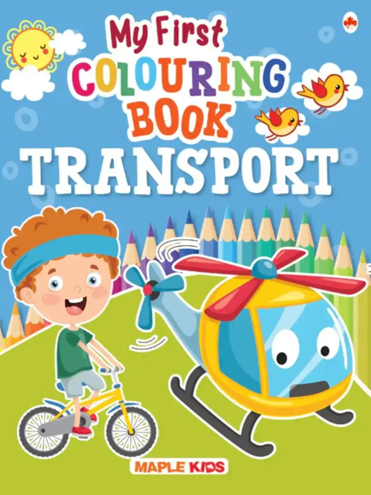 My First Coloring Book: Transport