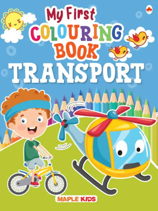 My First Coloring Book: Transport