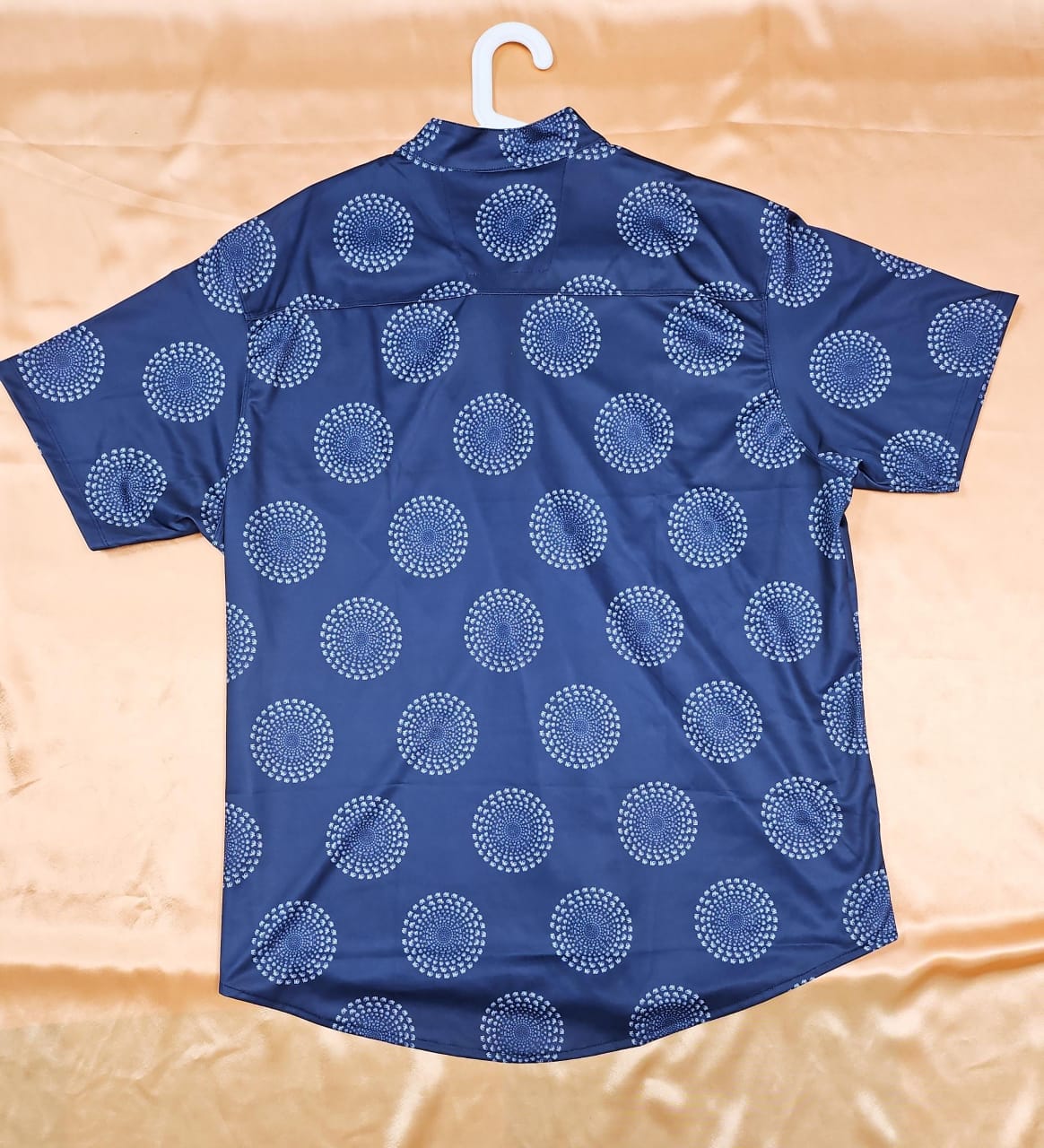 Men's Shirt - Printed Tamil Letters (Navy Blue, Black, Dark Brown)