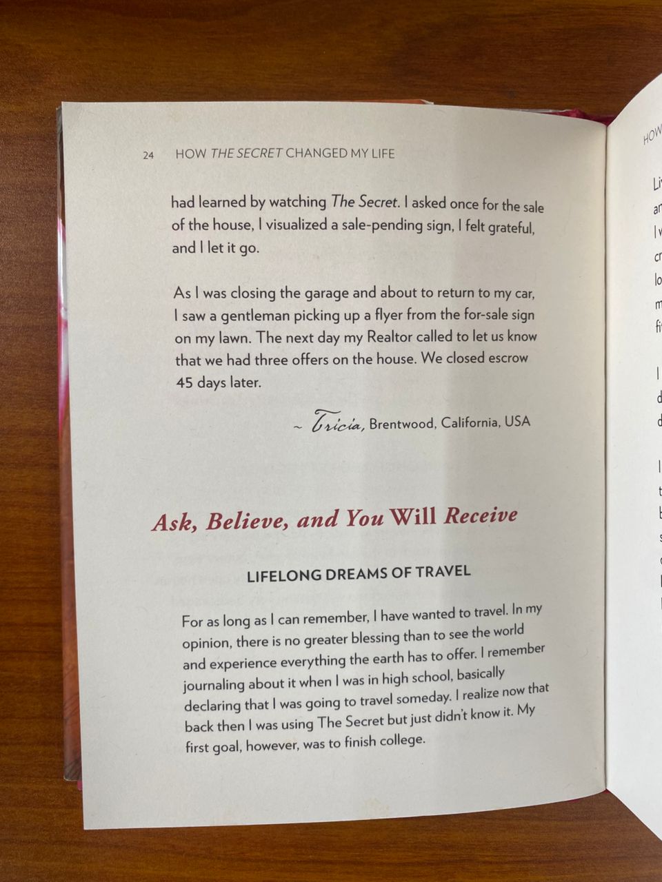 How The Secret Changed My Life